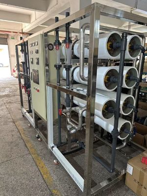 良い値段 塩水処理 15m3/h 容量と50-75%回収率の塩水ROシステム オンライン