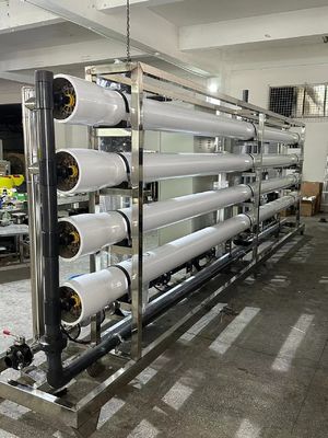 良い値段 500-1000M3/Day PLC制御とUVステリライザー付き塩水ROシステム オンライン