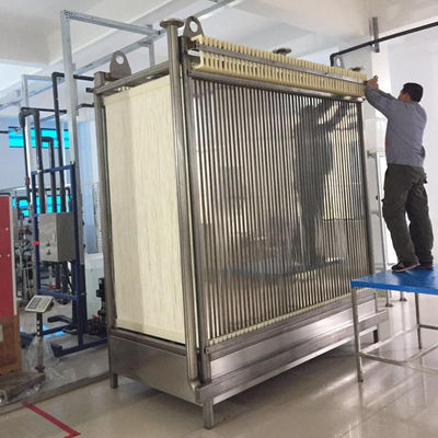 良い値段 PVDF ホールファイバー膜バイオリアクター 化学的耐性を高める オンライン