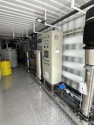 良い値段 25m3 / 時間 コンテナ化 RO システム グランドフォス / CNP パンプ オンライン