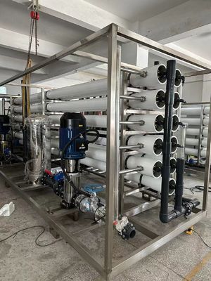 良い値段 工業用 500-1000 M3/Day RO 水浄機 5 段階 98% 拒絶率 オンライン